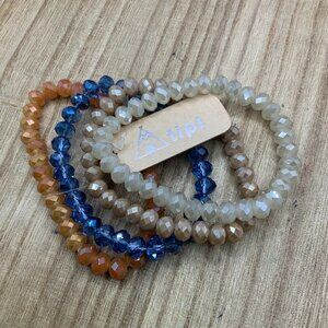 TIPI NWT Stretchy Beaded 4 Colors Bracelets